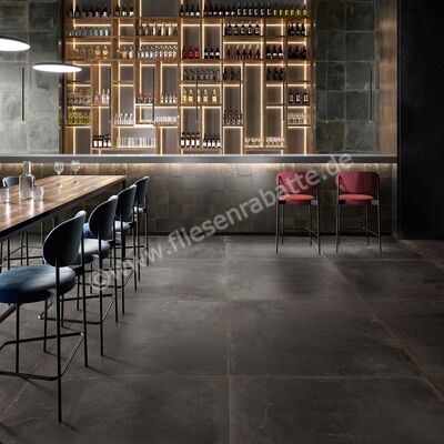  Sant Agostino Oxidart Black 60x60 cm Bodenfliese / Wandfliese Matt Eben Naturale CSAOXBLA60 | 599338