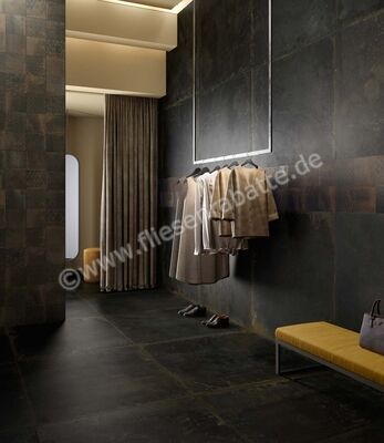  Sant Agostino Oxidart Black 60x60 cm Bodenfliese / Wandfliese Matt Eben Naturale CSAOXBLA60 | 599344