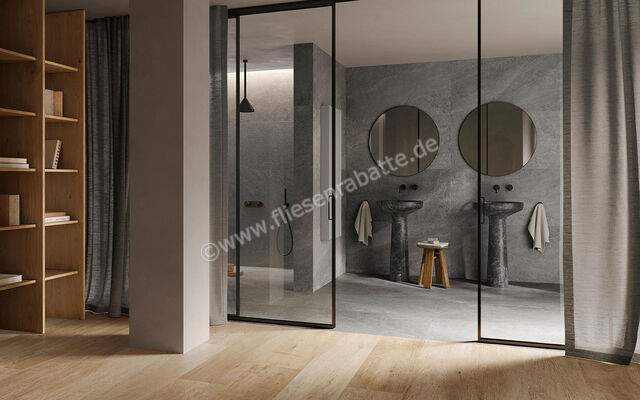  Sant Agostino Bergstone Dark 60x120 cm Bodenfliese / Wandfliese Matt Strukturiert Naturale CSABEDA612 | 601960