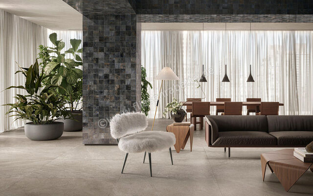  Sant Agostino Bergstone Sand 90x90 cm Bodenfliese / Wandfliese Matt Strukturiert Naturale CSABESAN90 | 602212