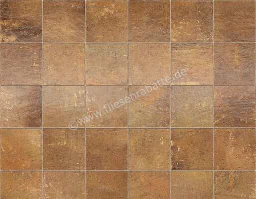  Sant Agostino Pixel Sienna 10x10 cm Wandfliese Glänzend Strukturiert Lucida CSAPXSIL10 | 602488