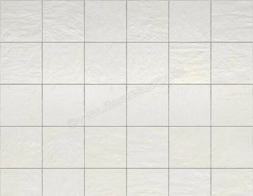  Sant Agostino Pixel White 10x10 cm Wandfliese Glänzend Strukturiert Lucida CSAPXWHL10 | 602491