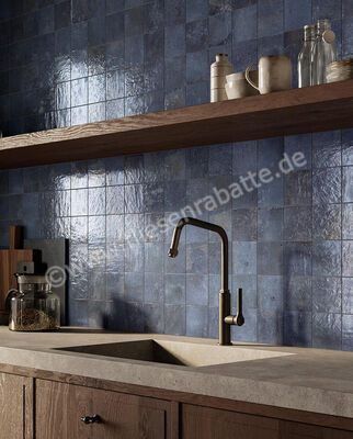  Sant Agostino Pixel Blue 10x10 cm Wandfliese Glänzend Strukturiert Lucida CSAPXBLL10 | 602764