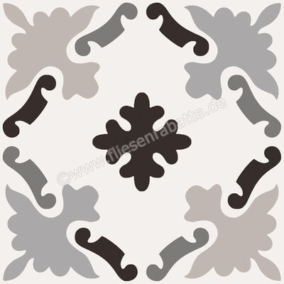  Sant Agostino Patchwork B W 03 20x20 cm Bodenfliese / Wandfliese Matt Eben Naturale CSAPBW0320 | 602803