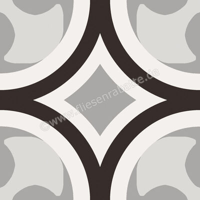  Sant Agostino Patchwork B W Mix 20x20 cm Bodenfliese / Wandfliese Matt Eben Naturale CSAPBWMX20 | 602818