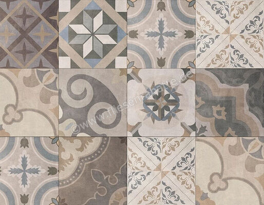  Sant Agostino Patchwork Classic Mix 20x20 cm Bodenfliese / Wandfliese Matt Eben Naturale CSAPCLMX20 | 602968