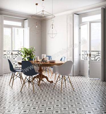  Sant Agostino Patchwork B W 03 20x20 cm Bodenfliese / Wandfliese Matt Eben Naturale CSAPBW0320 | 603136