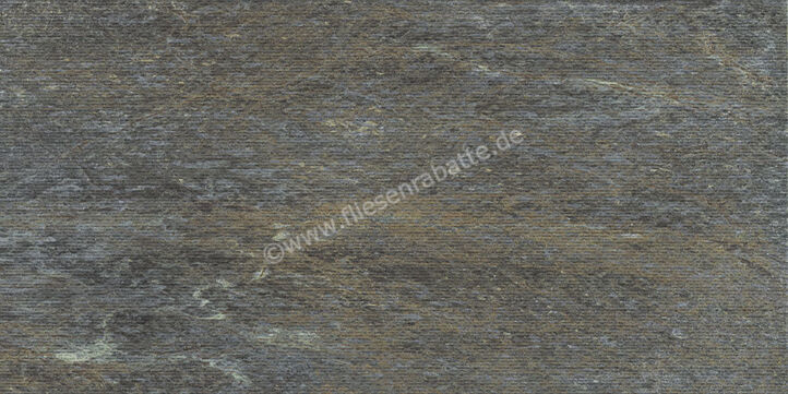  Sant Agostino Unionstone 2 Serpentino 60x120 cm Bodenfliese / Wandfliese Decor Rigato Matt Strukturiert Rigata CSASRPNR60 | 603994