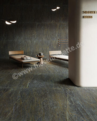  Sant Agostino Unionstone 2 Serpentino 60x120 cm Bodenfliese / Wandfliese Matt Eben Naturale CSASRPNT60 | 604276