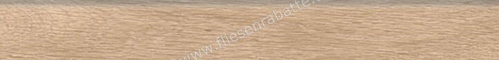  Sant Agostino Barkwood Honey 7.3x60 cm Sockel Matt Eben Naturale CSABBAAH60 | 604789