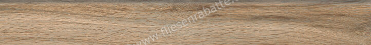  Sant Agostino Barkwood Natural 7.3x60 cm Sockel Matt Eben Naturale CSABBANA60 | 604852