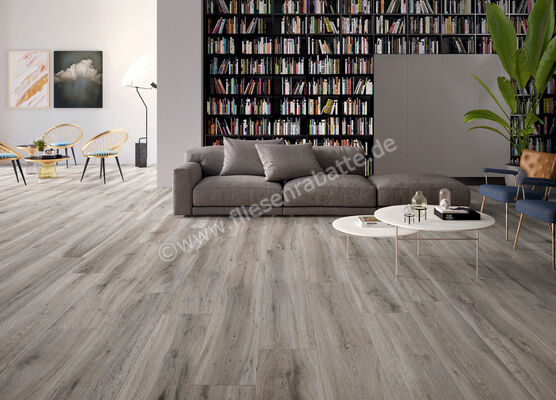  Sant Agostino Barkwood Ash 20x120 cm Bodenfliese / Wandfliese Matt Eben Naturale CSABA7AS20 | 604885