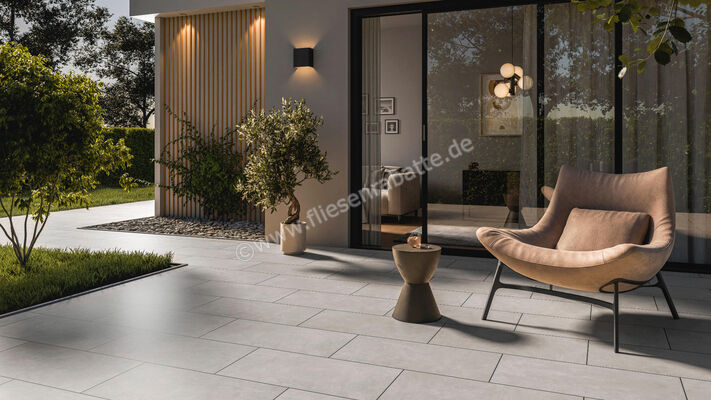 ceramicvision Athena Beton Outdoor Grau 60x60x2 cm Terrassenplatte 2cm Matt Strukturiert Naturale CV4000240 | 605662