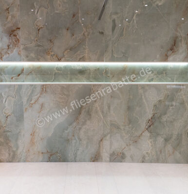  Marazzi Allmarble Onice Giada 60x120 cm Bodenfliese / Wandfliese Glänzend Eben Lux MPAH | 605824