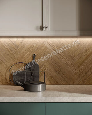  Sant Agostino Sunwood Caramel 20x120 cm Bodenfliese / Wandfliese Matt Eben Naturale CSASNC2012 | 608278
