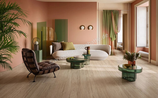  Sant Agostino Sunwood Almond 10x60 cm Bodenfliese / Wandfliese Matt Eben Naturale CSASNA1060 | 608362