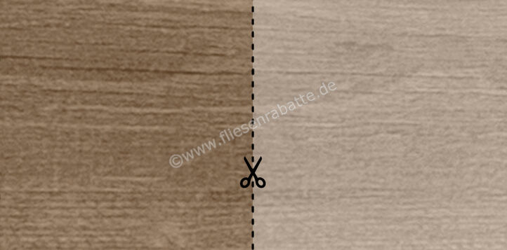  ceramicvision Athena Holz Outdoor Natur 40x40x2 cm Terrassenplatte Schnittmuster Matt Strukturiert Naturale CV4000211 SM | 608479