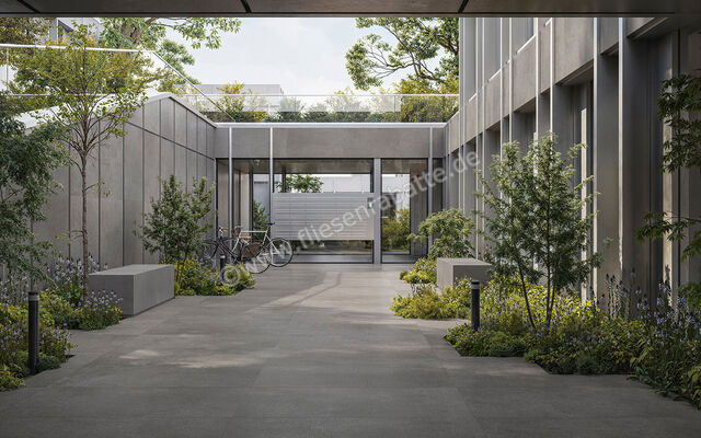  Sant Agostino Novart Grey 90x90 cm Bodenfliese / Wandfliese Matt Strukturiert Naturale CSANOVGY90 | 611509