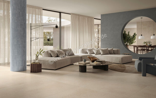  Sant Agostino Novart Ivory 90x90 cm Bodenfliese / Wandfliese Matt Strukturiert Naturale CSANOVIV90 | 611539