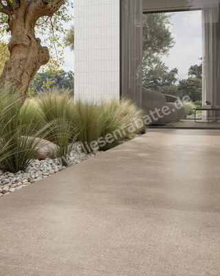  Sant Agostino Novart Sand 90x90 cm Bodenfliese / Wandfliese Matt Strukturiert Naturale CSANOVSA90 | 611701