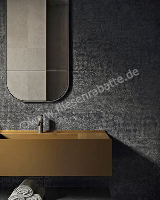  Sant Agostino Novart Black 120x120 cm Bodenfliese / Wandfliese Strong Matt Strukturiert Naturale CSANSTBL12 | 611737