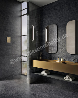  Sant Agostino Novart Black 120x120 cm Bodenfliese / Wandfliese Strong Matt Strukturiert Naturale CSANSTBL12 | 611740