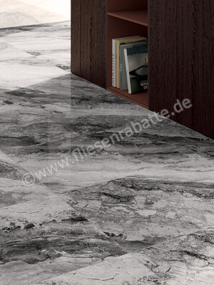  Sant Agostino Mystic Dark 10x30 cm Bodenfliese / Wandfliese Glänzend Eben Krystal CSAMYDAK10 | 614896