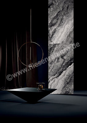  Sant Agostino Mystic Dark 10x30 cm Bodenfliese / Wandfliese Glänzend Eben Krystal CSAMYDAK10 | 614905