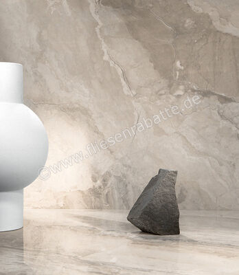  Sant Agostino Mystic Beige 89x89 cm Bodenfliese / Wandfliese Glänzend Eben Krystal CSAMYBEK89 | 615097