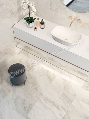  Sant Agostino Mystic Ivory 10x30 cm Bodenfliese / Wandfliese Glänzend Eben Krystal CSAMYIVK10 | 615121