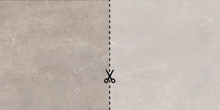  ceramicvision Athena Beton Outdoor Taupe 40x40x2 cm Terrassenplatte Schnittmuster Matt Strukturiert Naturale CV4000244 SM | 615658