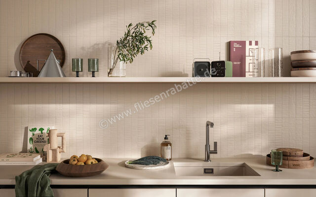  Sant Agostino Iki Wood Almond 5x30 cm Bodenfliese / Wandfliese Matt Strukturiert Naturale CSAIKWAL30 | 616702