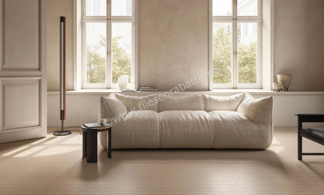  Sant Agostino Iki Wood Ecru 5x30 cm Bodenfliese / Wandfliese Matt Strukturiert Naturale CSAIKWCE30 | 616717