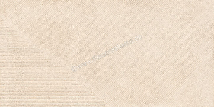  Sant Agostino Iro Ivory 60x120 cm Wandfliesen Decor Stripe Matt Strukturiert Naturale CSAISTIV12 | 617176