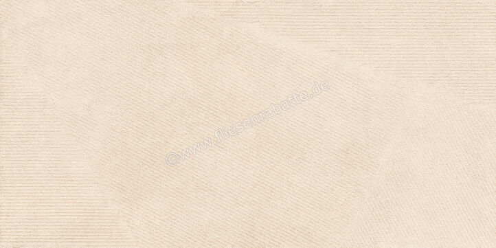  Sant Agostino Iro Ivory 60x120 cm Wandfliesen Decor Stripe Matt Strukturiert Naturale CSAISTIV12 | 617185