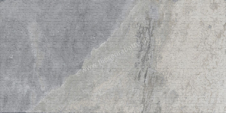  Sant Agostino Metastone Fog 60x120 cm Wandfliese Decor Rigato Matt Strukturiert Rigata CSAMEFOR12 | 617431