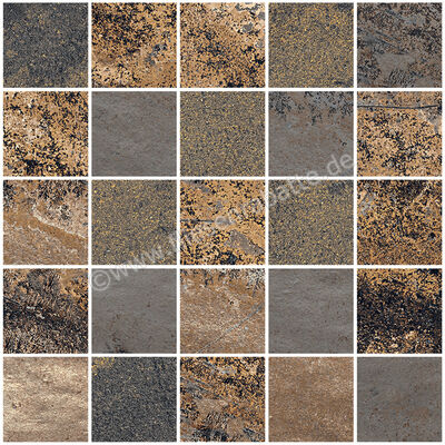  Sant Agostino Metastone Sunset 30x30 cm Mosaik 5x5 Matt Eben Naturale CSAMMSSU30 | 617932