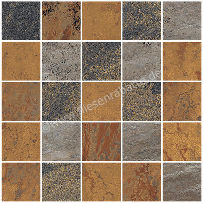  Sant Agostino Metastone Sunset 30x30 cm Mosaik 5x5 Matt Eben Naturale CSAMMSSU30 | 617944