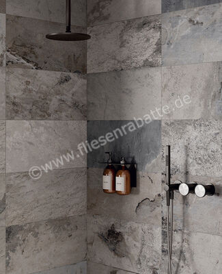  Sant Agostino Metastone Fog 7.3x29.6 cm Bodenfliese / Wandfliese Matt Eben Naturale CSAMEFO730 | 618067