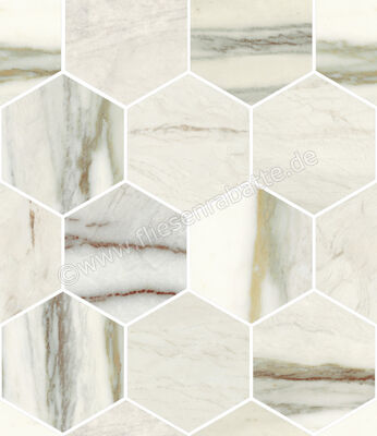  Sant Agostino Star Marble Emerald 30x34.5 cm Mosaik Maxi Class Glänzend Eben Krystal CSAMCMEK34 | 618322