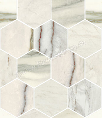  Sant Agostino Star Marble Emerald 30x34.5 cm Mosaik Maxi Class Glänzend Eben Krystal CSAMCMEK34 | 618334