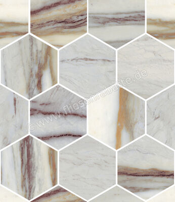  Sant Agostino Star Marble Indigo 30x34.5 cm Mosaik Maxi Class Glänzend Eben Krystal CSAMCMNK34 | 618337