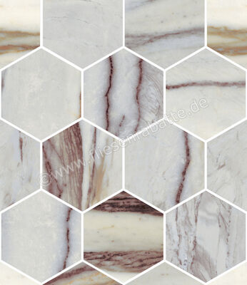  Sant Agostino Star Marble Indigo 30x34.5 cm Mosaik Maxi Class Glänzend Eben Krystal CSAMCMNK34 | 618340