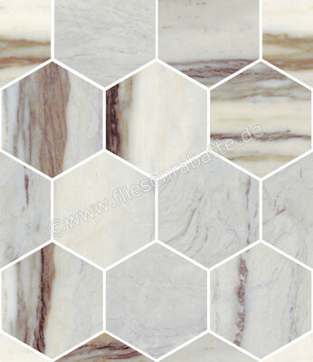  Sant Agostino Star Marble Indigo 30x34.5 cm Mosaik Maxi Class Glänzend Eben Krystal CSAMCMNK34 | 618346