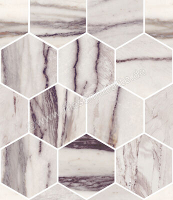 Sant Agostino Star Marble Purple 30x34.5 cm Mosaik Maxi Class Glänzend Eben Krystal CSAMCMUK34 | 618355