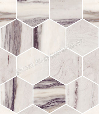  Sant Agostino Star Marble Purple 30x34.5 cm Mosaik Maxi Class Glänzend Eben Krystal CSAMCMUK34 | 618361