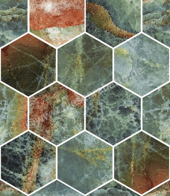  Sant Agostino Star Onyx Emerald 30x34.5 cm Mosaik Maxi Class Glänzend Eben Krystal CSAMCOEK34 | 618370