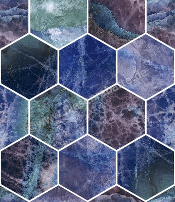  Sant Agostino Star Onyx Purple 30x34.5 cm Mosaik Maxi Class Glänzend Eben Krystal CSAMCOUK34 | 618409