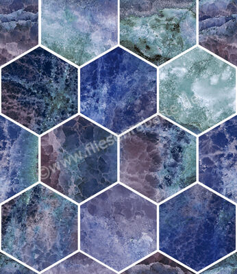  Sant Agostino Star Onyx Purple 30x34.5 cm Mosaik Maxi Class Glänzend Eben Krystal CSAMCOUK34 | 618412