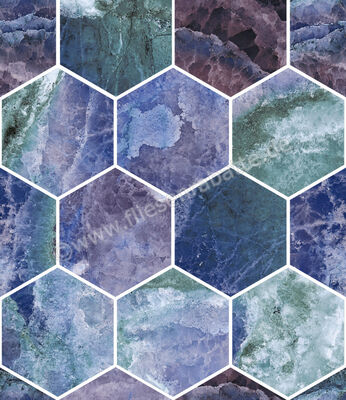  Sant Agostino Star Onyx Purple 30x34.5 cm Mosaik Maxi Class Glänzend Eben Krystal CSAMCOUK34 | 618415